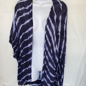 Truly 4 You blue thin kimono sleeved cover size xl